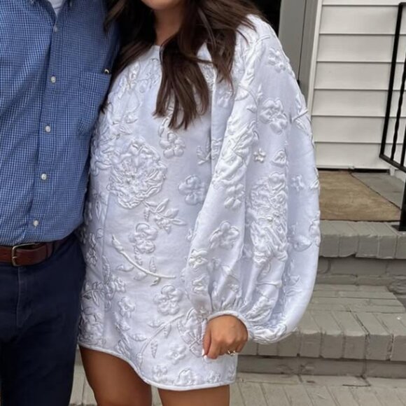 Arianne Elmy Good Luck Dress in All White - Picture 3 of 3